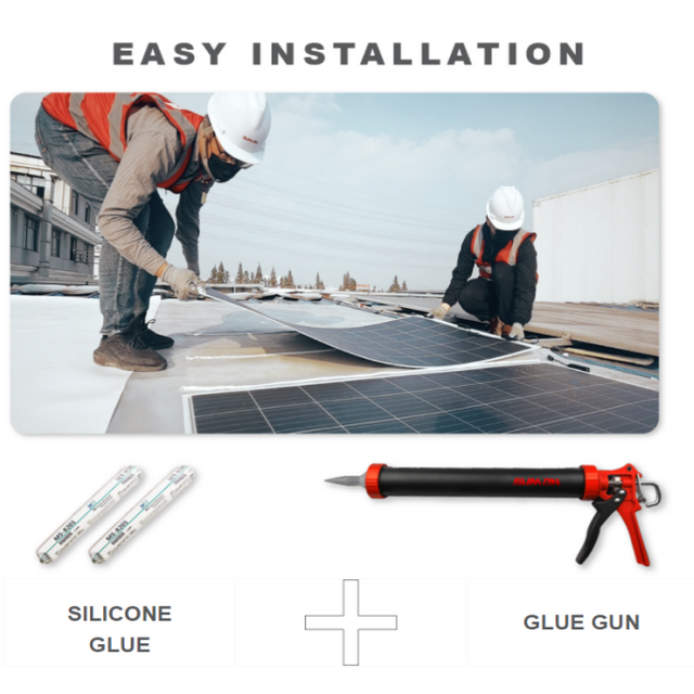 Монокристаллическая полугибкая солнечная панель ETFE для коммерческого проекта