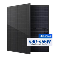 Ja Solar 440w 450w Двусторонние солнечные панели с черной рамкой 