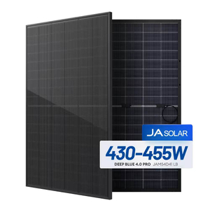 Ja Solar 440w 450w Двусторонние солнечные панели с черной рамкой 