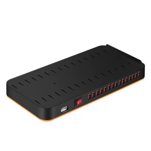 Зарядная станция для нескольких устройств с 15 портами USB