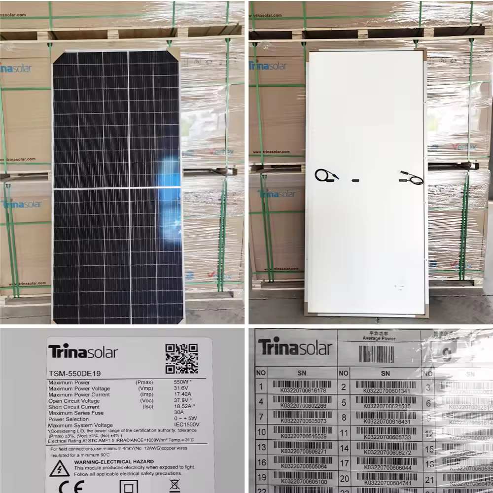 Trina Solar Vertex Tsm 700w N Тип Двусторонние солнечные панели Topcon Pv Себестоимость