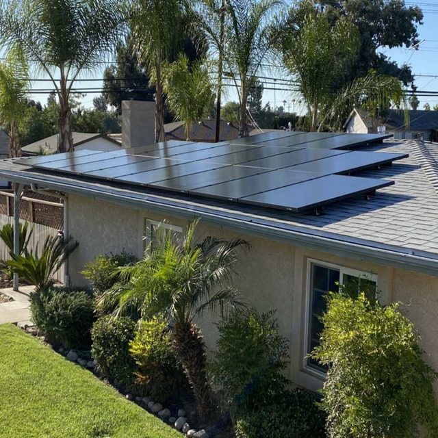 Trina Solar Vertex 440W 450W Монокристаллические солнечные панели с черной рамкой 